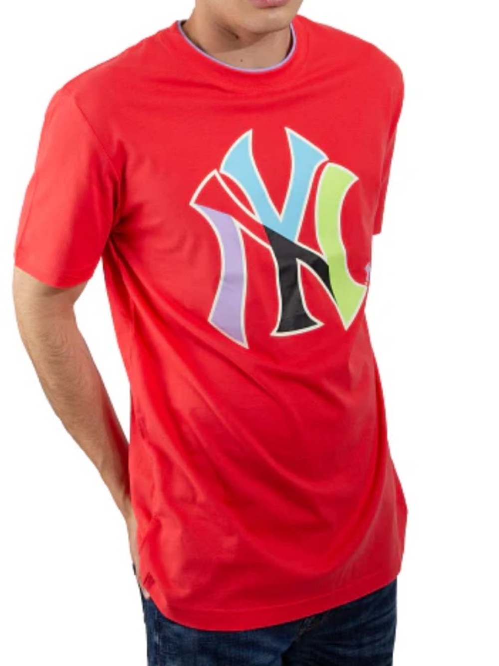 New Era New York Yankees World Series Graphic Tee Red Men’s Medium - Picture 8 of 16